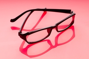 Optical reading glasses on the background