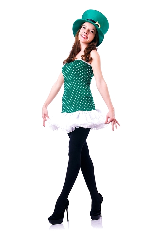 유토이미지 | Young girl in saint patrick celebration concept