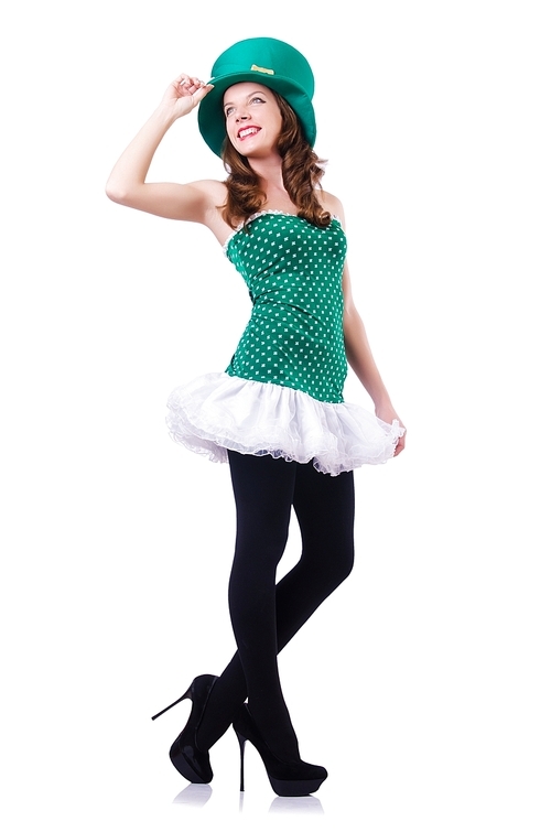 유토이미지 | Young girl in saint patrick celebration concept