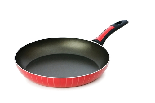 Frying pan isolated on the white background