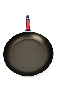 Frying pan isolated on the white background