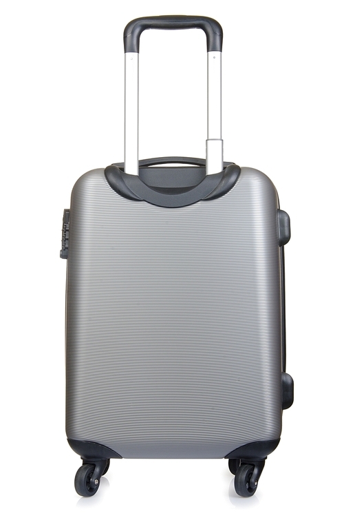 travel luggage isolated on the white