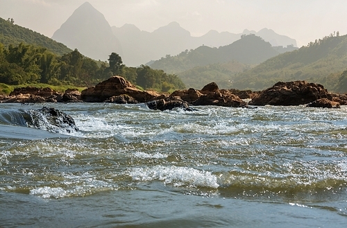 Song river at Vang Vieng|Laos