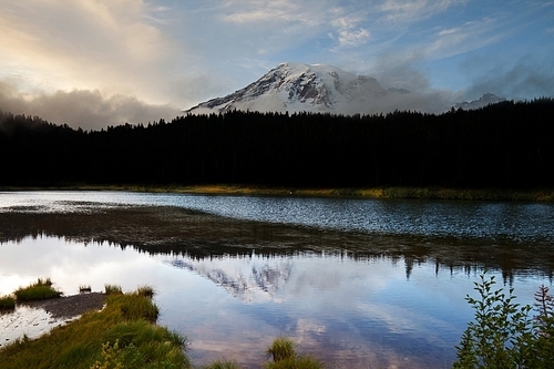 Mountains in mt Raineer National Park