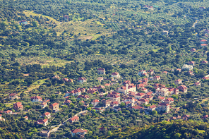 Village on Corfu island