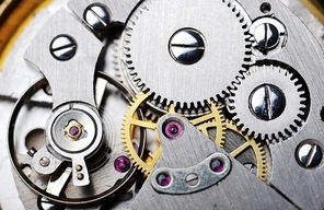 watch gears very close up