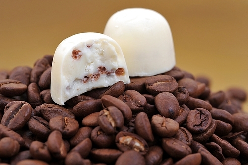 chocolate and coffee close up