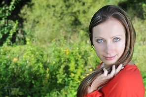 Young woman having fun outdoor