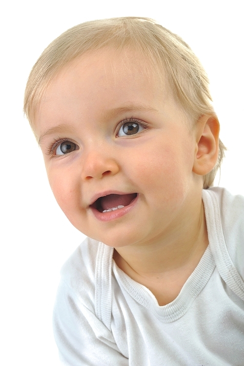 cheerful beautiful little girl  portrait