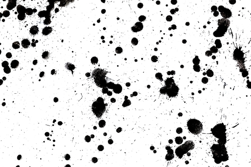 Black drop ink splatter. Gloss brush paint spot|grunge blot|art blob|oil|abstract droplet. Splat|liquid illustration.