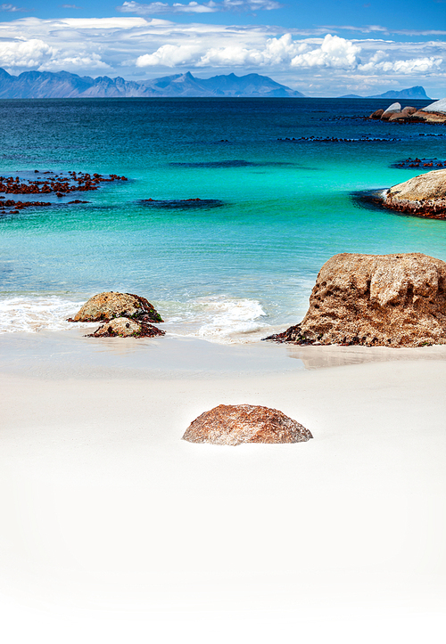 Beautiful beach landscape, Siamon's Town, Western Cape, South Africa travel