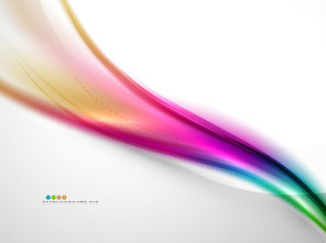 Rainbow color glossy silk elegant wave. abstract background