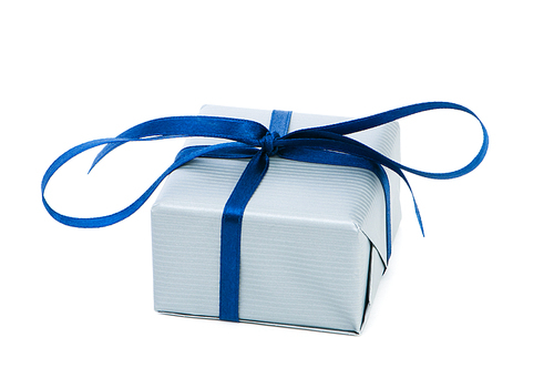 Gift box isolated on the white background