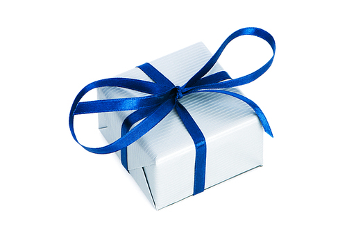 Gift box isolated on the white background