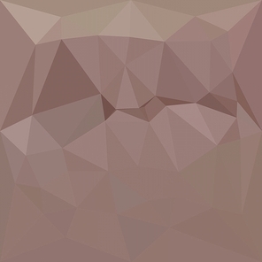 Low polygon style illustration of a copper rose abstract geometric background.