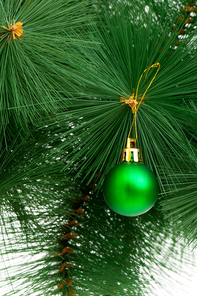 Christmas decoration isolated on the white background