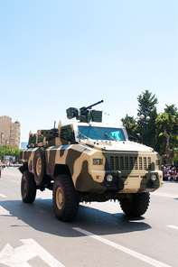 BAKU - 26 June 2011 - Miliatary Parade in Baku, Azerbaijan on Army Day
