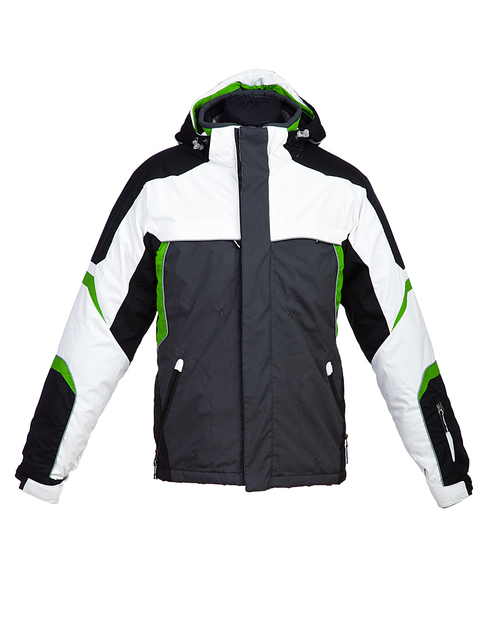 Male winter jacket isolated on the white