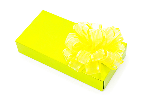 Gift box isolated on the white background