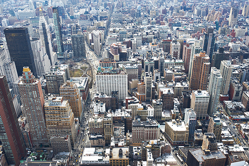 Cityscape view of Manhattan, New York City, USA