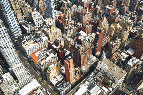Cityscape view of Manhattan, New York City, USA