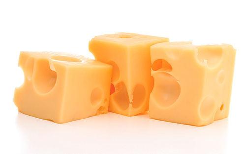 cheese isolated on white cutout
