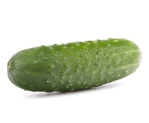 Cucumber vegetable  isolated on white background cutout