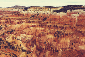 Cedar Breaks in Autumn season, Utah, USA.