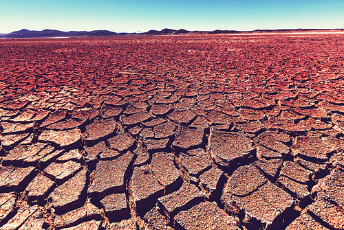 Drylands in the desert