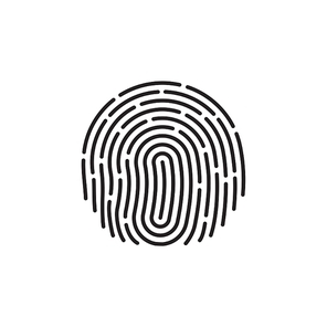 ID app icon. Fingerprint vector illustration. fingerprint Icon. fingerprint Icon Vector. fingerprint Icon Sign. fingerprint Icon Flat. fingerprint icon app