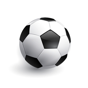 Soccer ball. Football ball. Realistic soccer ball isolated on white. Vector
