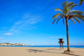 Cullera Sant Antoni beach San Antonio in Valencia of Spain