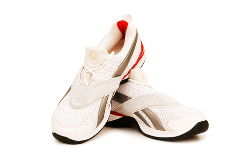 Sporty shoe isolated on the white background