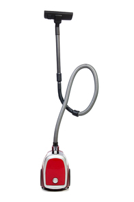 Vacuum cleaner isolated on the white background