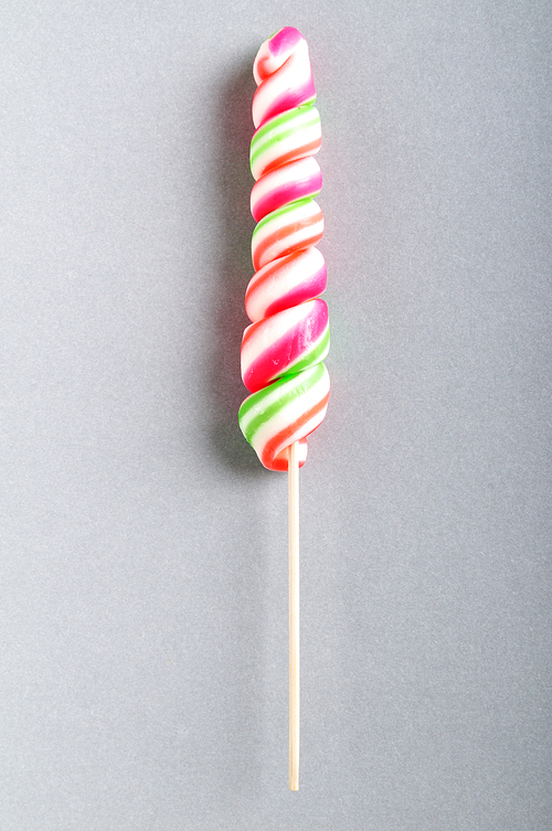 Colorful lollipop against the background