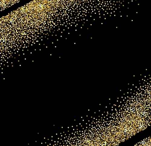 Vector abstract golden shining background for design