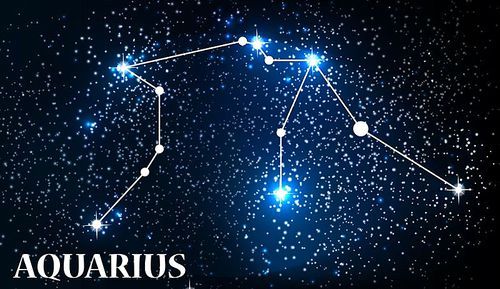 Symbol Aquarius Zodiac Sign. Vector Illustration EPS10