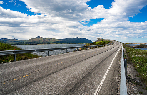 Norway Atlantic Ocean Road or the Atlantic Road (Atlanterhavsveien) been awarded the title as Norwegian Construction of the Century. The road classified as a National Tourist Route.