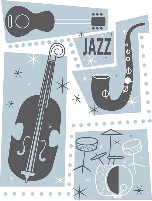 Creative conceptual music festival vector. Musical instruments.