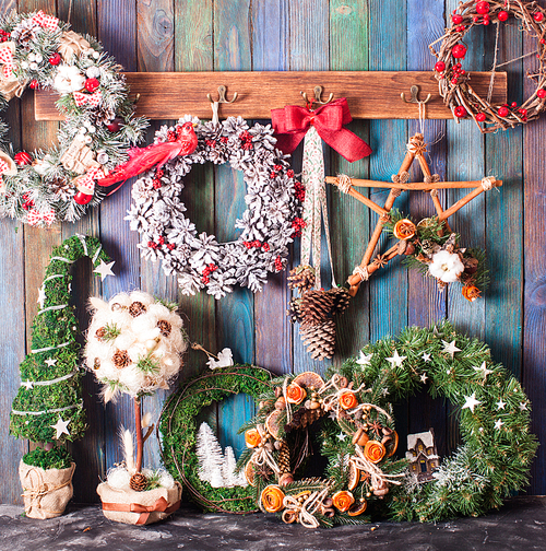 Christmas fair, Large Choice of handmade cozy decorations