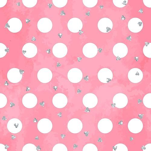Abstract seamless pattern on aquarelle background with circles.