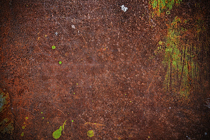 texture of old rusted metal wall
