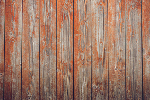 Grunge red planks with texture and peeling paint