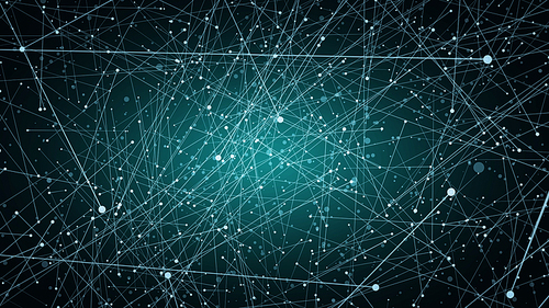 Abstract blue technology digital grid background image