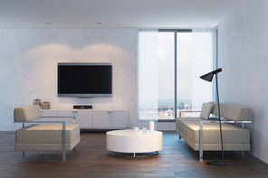 modern design of living room