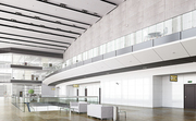 Modern empty office interior as design sample