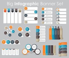 Infographic Design Elements for Your Business Vector Illustration.