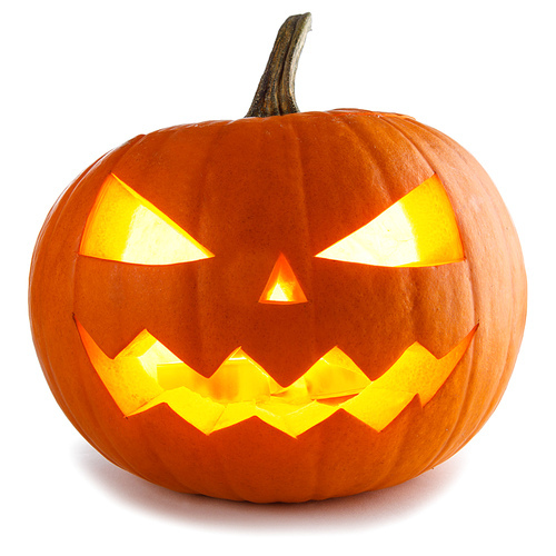 Halloween Pumpkin isolated on white