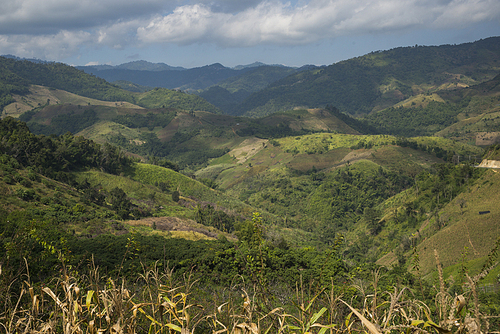 Scenics view of mountains, Chiang Rai, Thailand