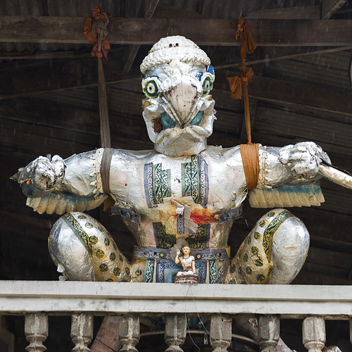 Close-up of effigy in temple, Koh Samui, Surat Thani Province, Thailand